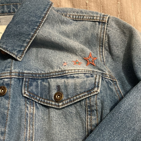 Jessica simpson xxl denim jacket with embroidery - Picture 3 of 5